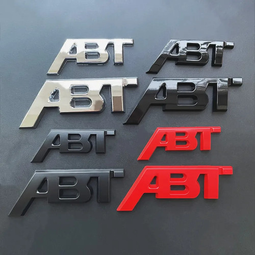 Metal abt letters - 3d,