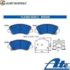 Brake Pad Set Disc Brake 13.0460-5548.2 for Hyundai i20/III/Hatchback/Van  
