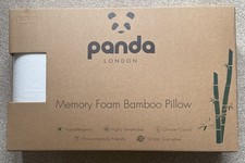 Panda Bamboo Memory Foam White Pillow for Adults 60x40x12 Inches Brand New Boxed