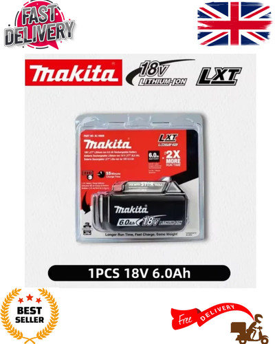 Genuine makita 18v 0ah - makita, 6.0ah