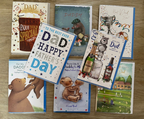 Single father day cards - father's,