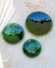 Tamegroute Ceramic Green Plate