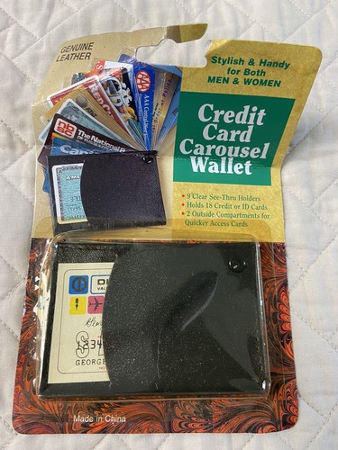 Genuine leather credit - leather,