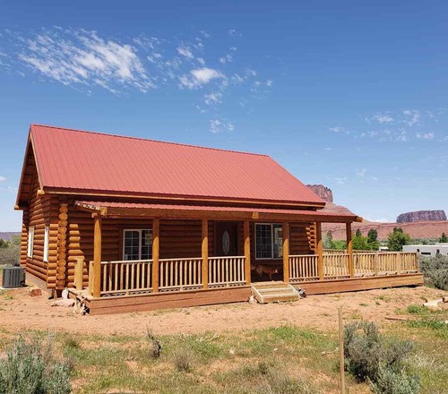 Log cabin home shell kit - log,