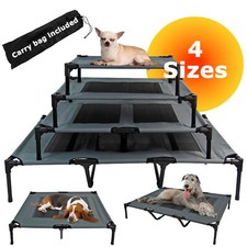 Elevated Dog Bed Pet Cat Mesh Raised Camping Cot Indoor Outdoor Breathable