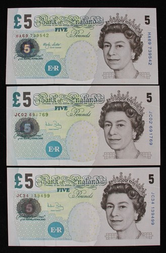 Bank england notes - of,