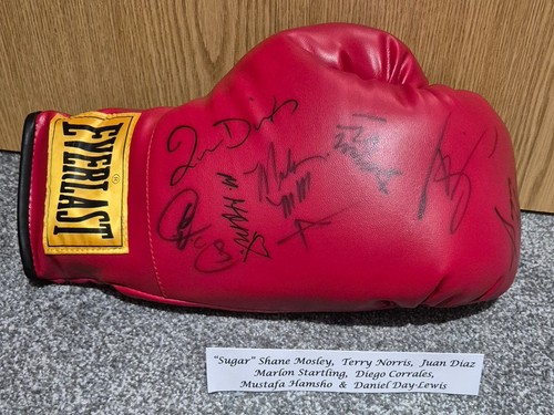Signed boxing glove - boxing,