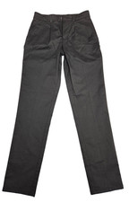 Tu Mens Chino Trousers Size 30/32 In Grey Pleat Front Premium Chino - Charcoal