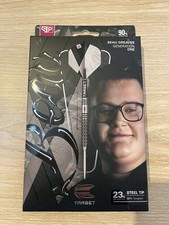 Target Darts Beau Greaves Steel Tip Dart Set, 23G | 90% Tungsten Darts