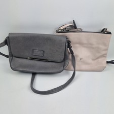 2 x women bags handbag fiorelli & coveri pink grey lot bundle 