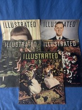 5x Vintage Illustrated Magazine 1947 Job Lot Of 5