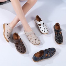 Ladies Womens Casual Orthopedic Wedge Summer Sandals Walking Slingback Shoes UK