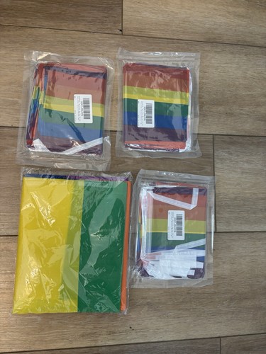 Rainbow flag feet plus - x,