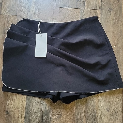 Zara black skort size women - zara,