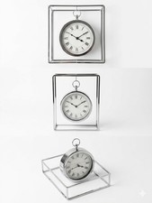 Vintage Style Silver Clock