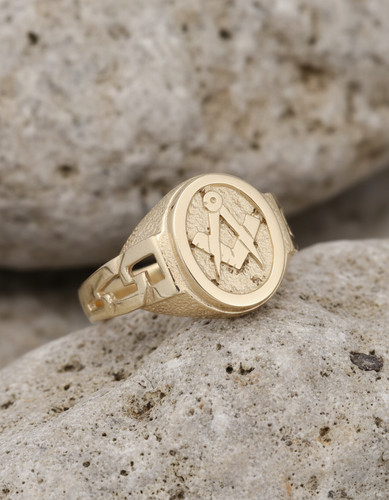 9ct yellow gold masonic - 9ct,