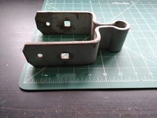 17 cm FARM GATE HINGE (BOTTOM) - HEAVY DUTY - GALVANISED STRAP