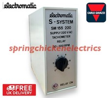 CARLO GAVAZZI  ELECTROMATIC TACHOMETER RELAY - SM 155 220