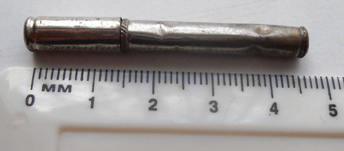 Vintage white metal - bodkin, /