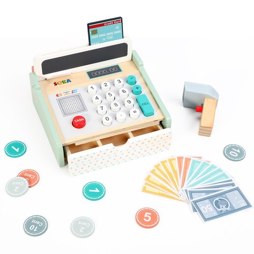 Soka wooden new cash register - wooden,