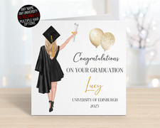 Personalised graduation card