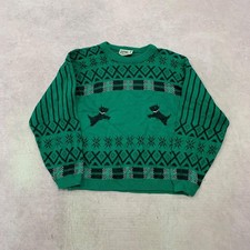 Vintage Knitted Jumper scotty