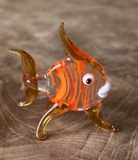 Vintage Murano Glass Lampwork Fish Figurine, Ornament Figure. 