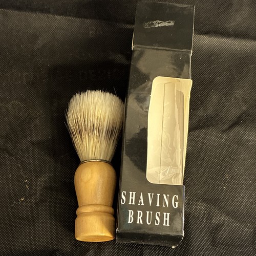 Sure shaving brush set - set,, brown