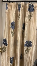 Ivory Silk curtains with