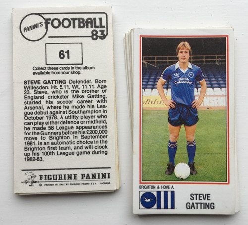 Panini football stickers - panini, 83