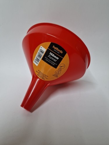 Halfords 150mm funnel with - halfords,