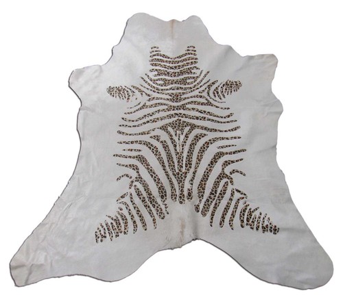 Zebra calf rug - rug, with