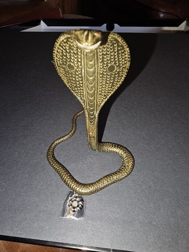 Vintage 1970s brass cobra - vintage,