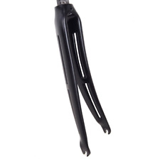 4ZA R-Flow UD Carbon Aero Road Bike Forks 700C 1 1/8" 300mm QR Rim Blk 6606-B11