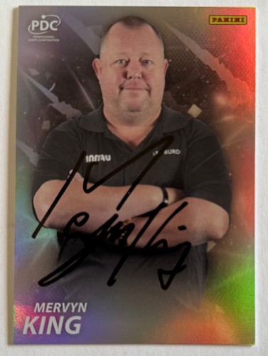 Mervyn king hand signed - mervyn,