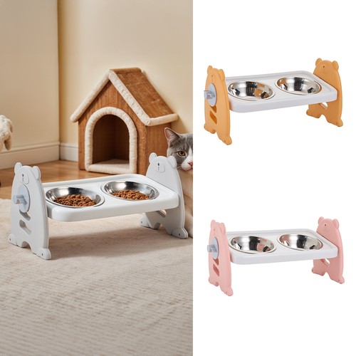 Adjustable height elevated dog - adjustable,