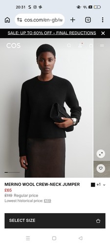 Cos merino wool jumper - merino,