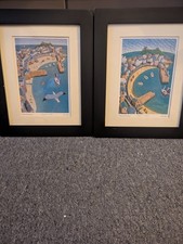 SEB WEST SIGNED ART PRINTS X 2