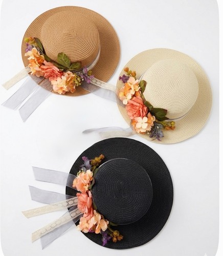 Boater style skimmer straw - skimmer, hat