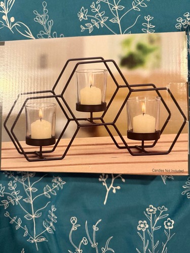 New trueliving metal - new, candle