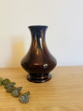 1960s  Belgian Blue Drip Glaze