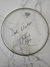 signed tony mccarroll drum