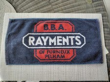 VERY RARE Vintage RAYMENTS of FURNEUX PELHAM Cotton bar towel