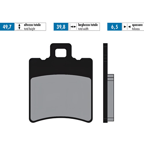 174 0010 front polini brake - front,