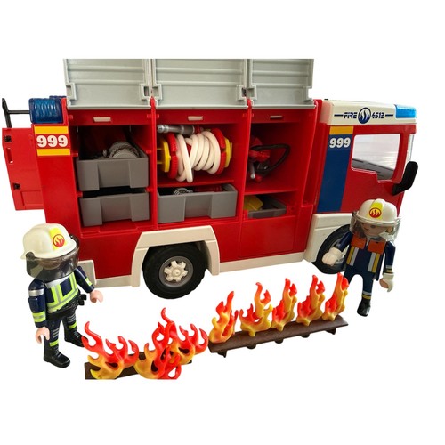 Playmobil fire engine truck - fire,
