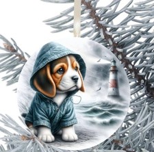 Beagle Dog Hanging Bauble