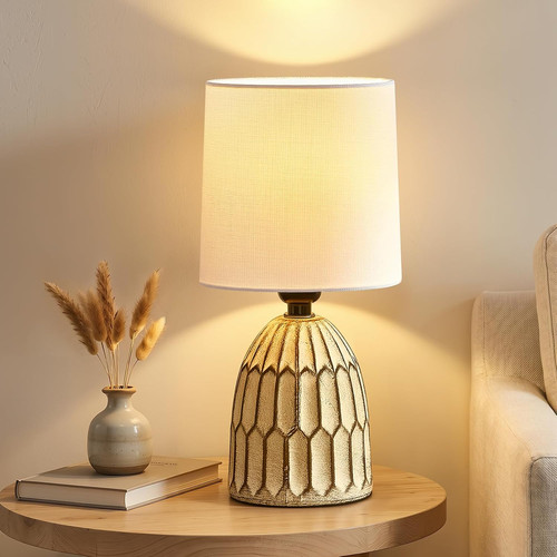 Cermaic table lamp boho - cermaic,
