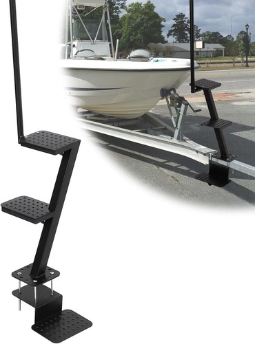 Step boat trailer ladder - 2‑step,
