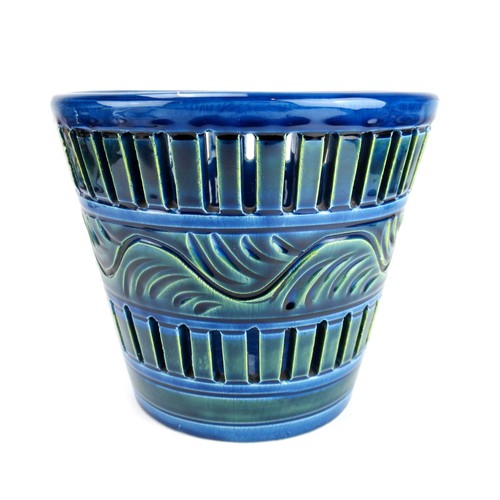 Designer ceramic basket - ceramic,