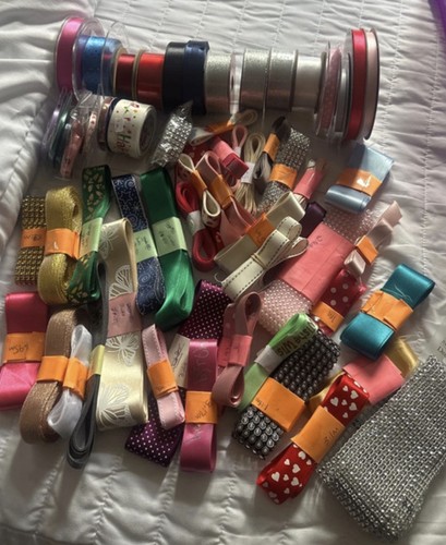Huge craft ribbon job lot - ribbon,